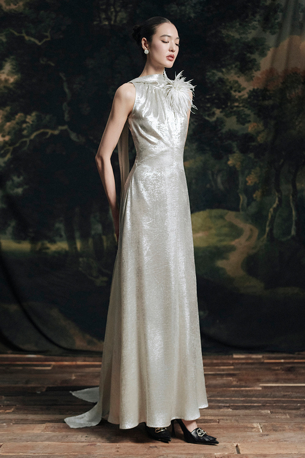Vespera A-line Maxi Dress