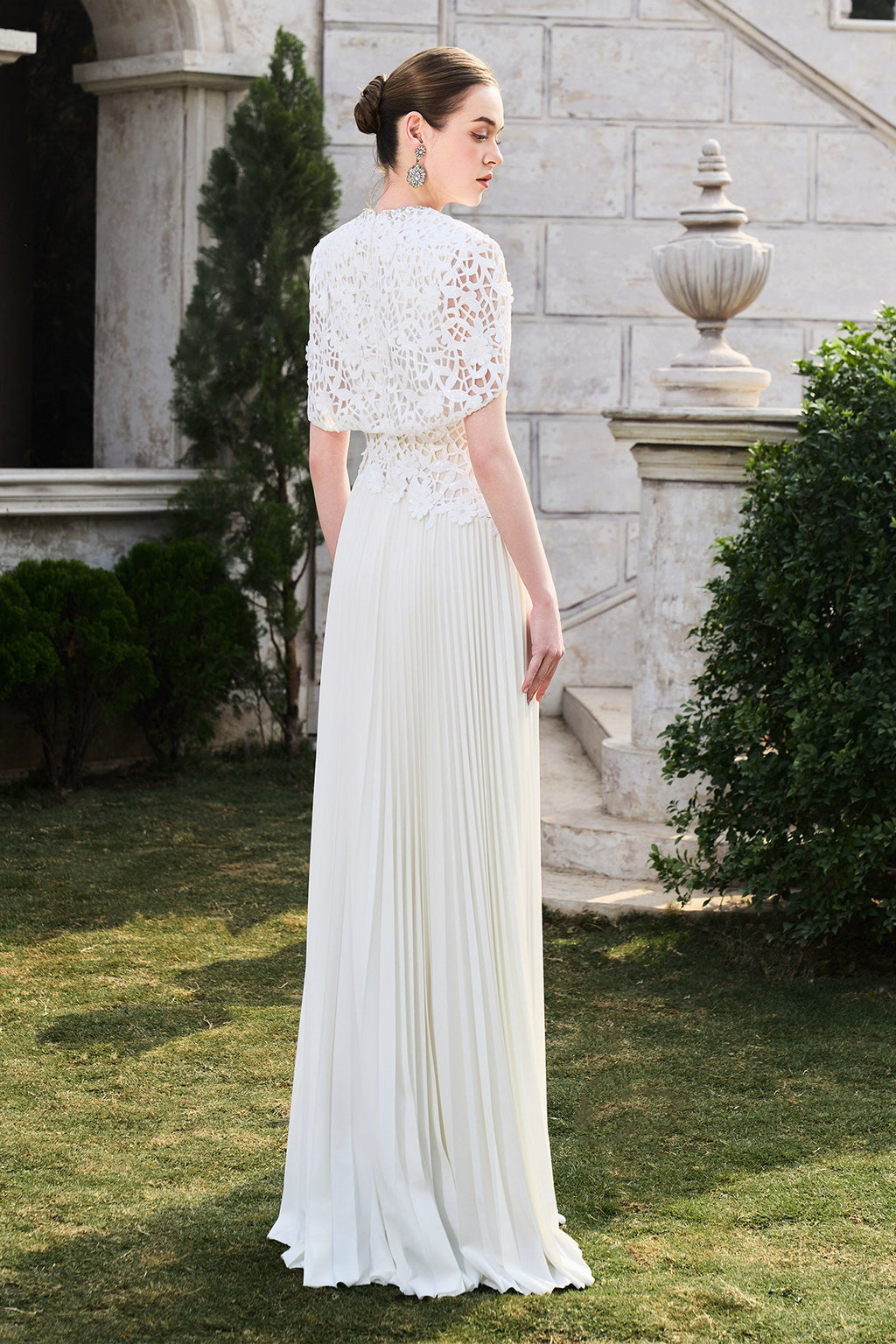 Adalyn Cape Sleeve Maxi Dress
