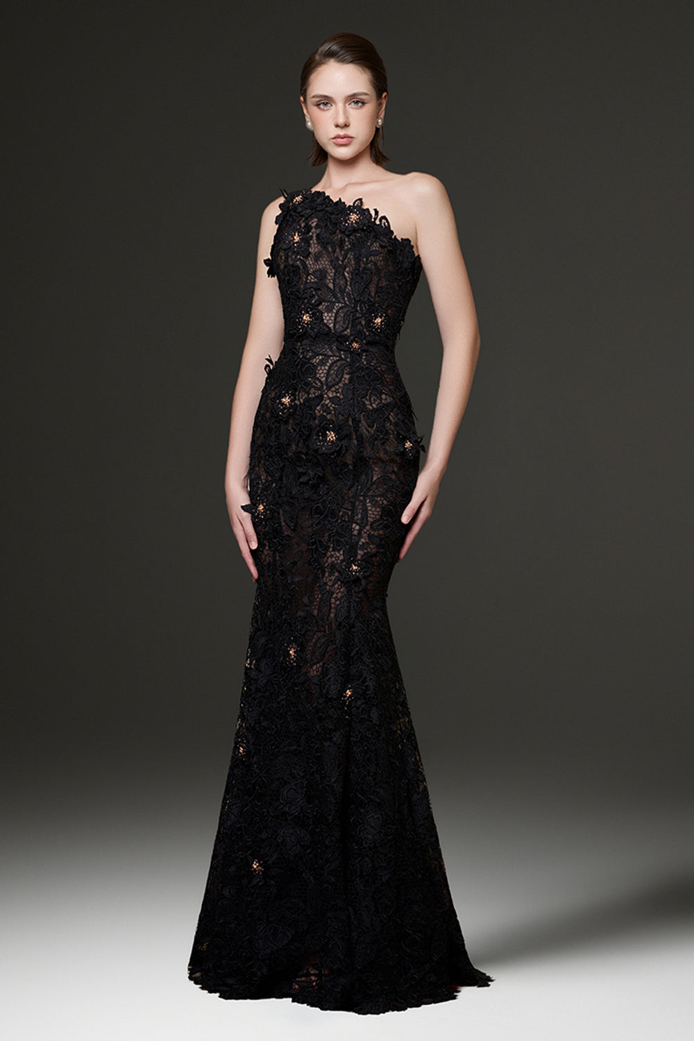 Zyre One Shoulder Maxi Dress