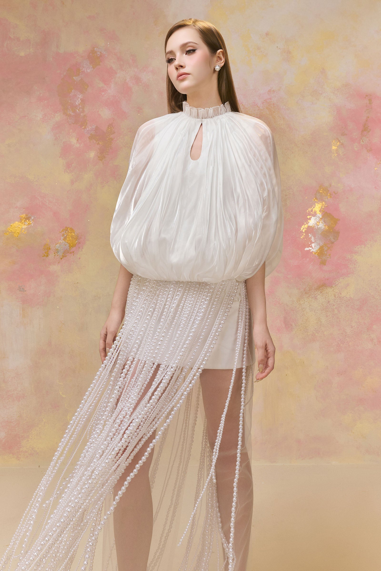 Zera Blouson Mini Dress