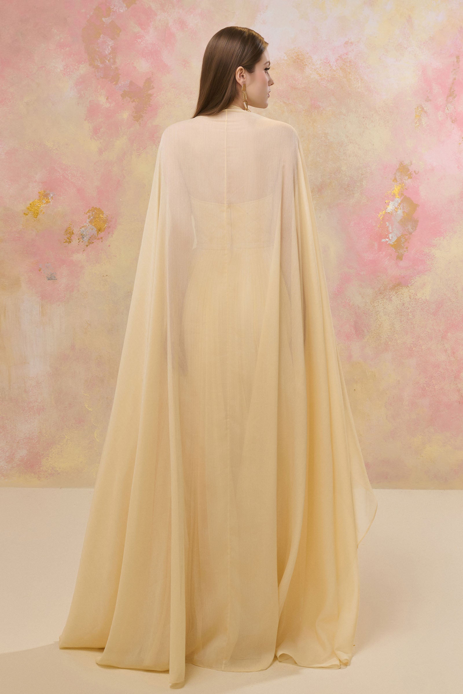 Yune Pleated Maxi Dress