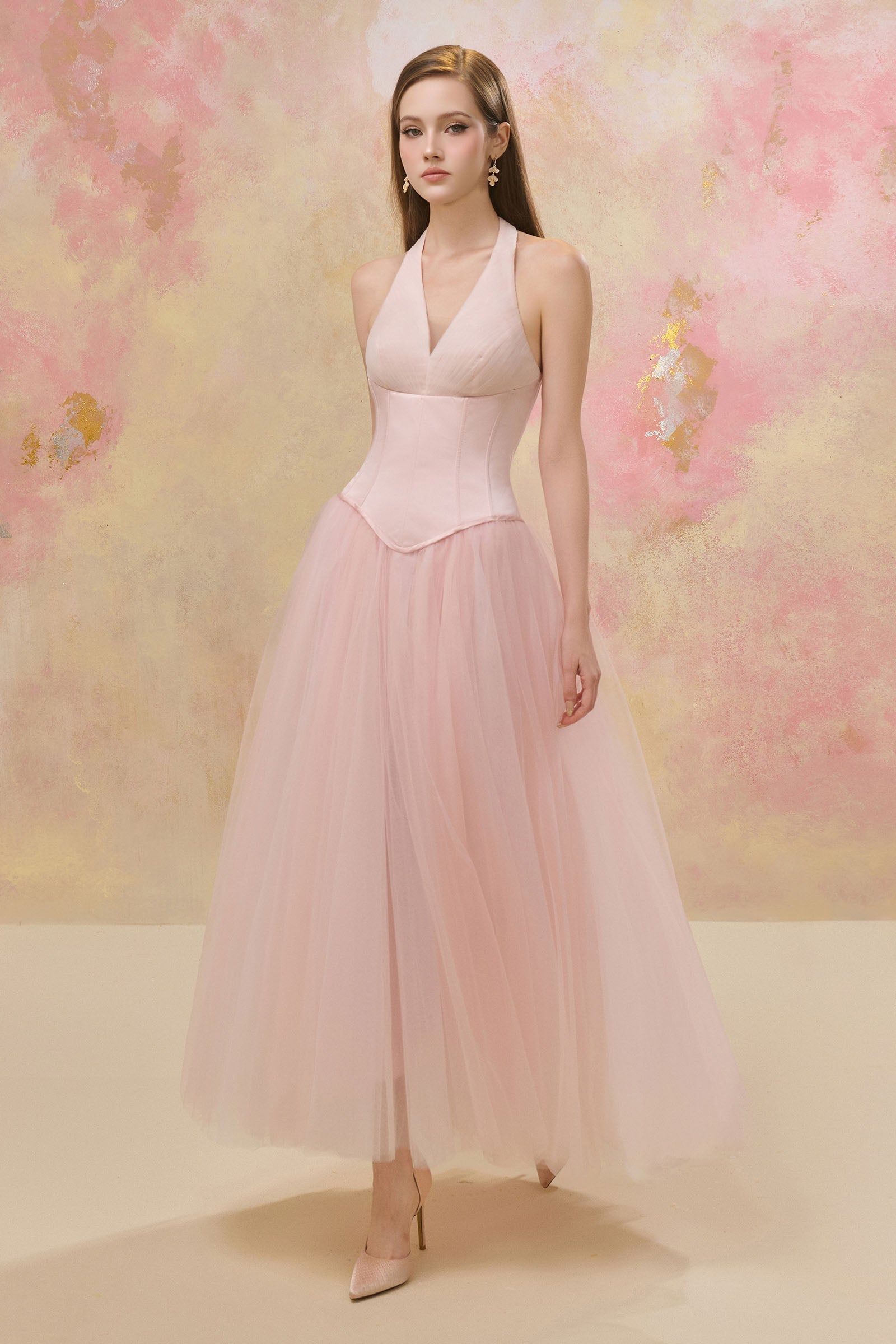 Ymir Halter Maxi Dress