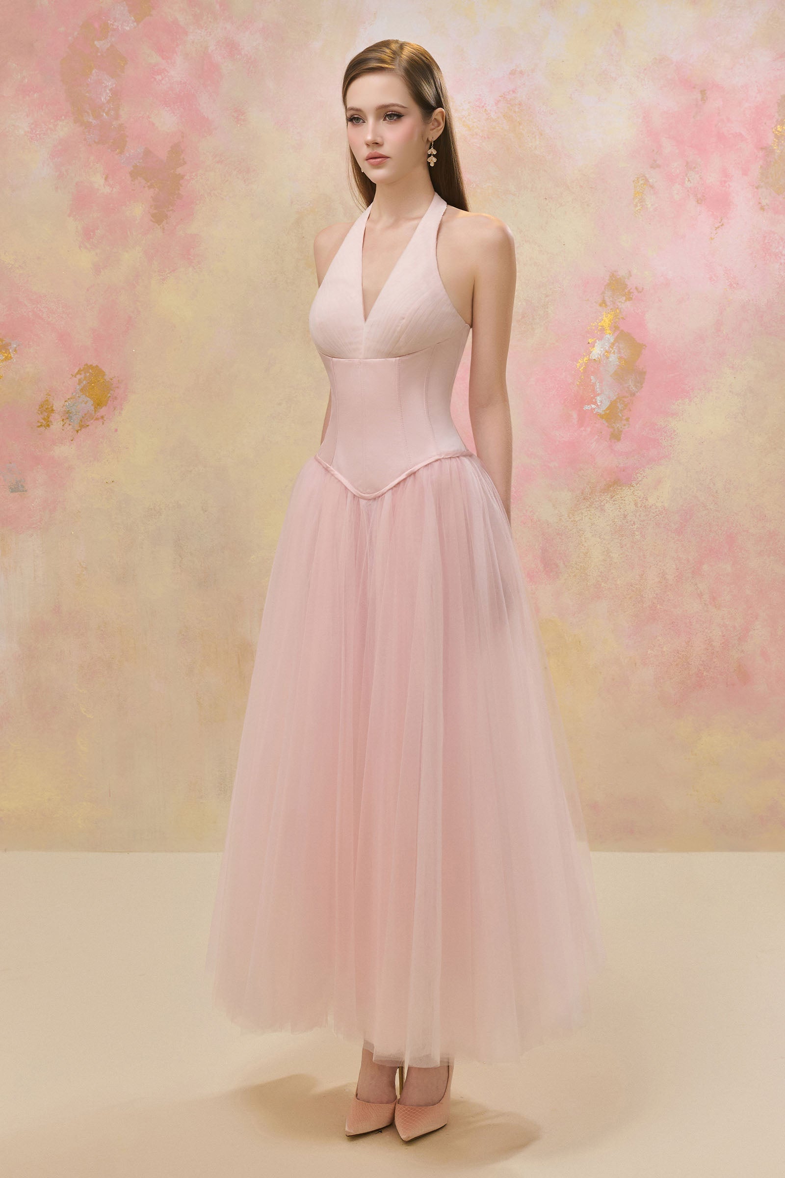 Ymir Halter Maxi Dress