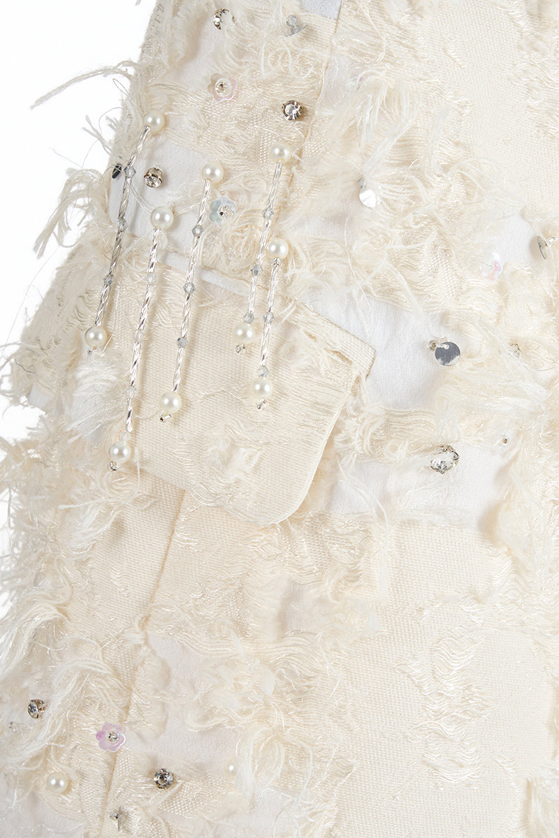 Estompe Feather Mini Dress