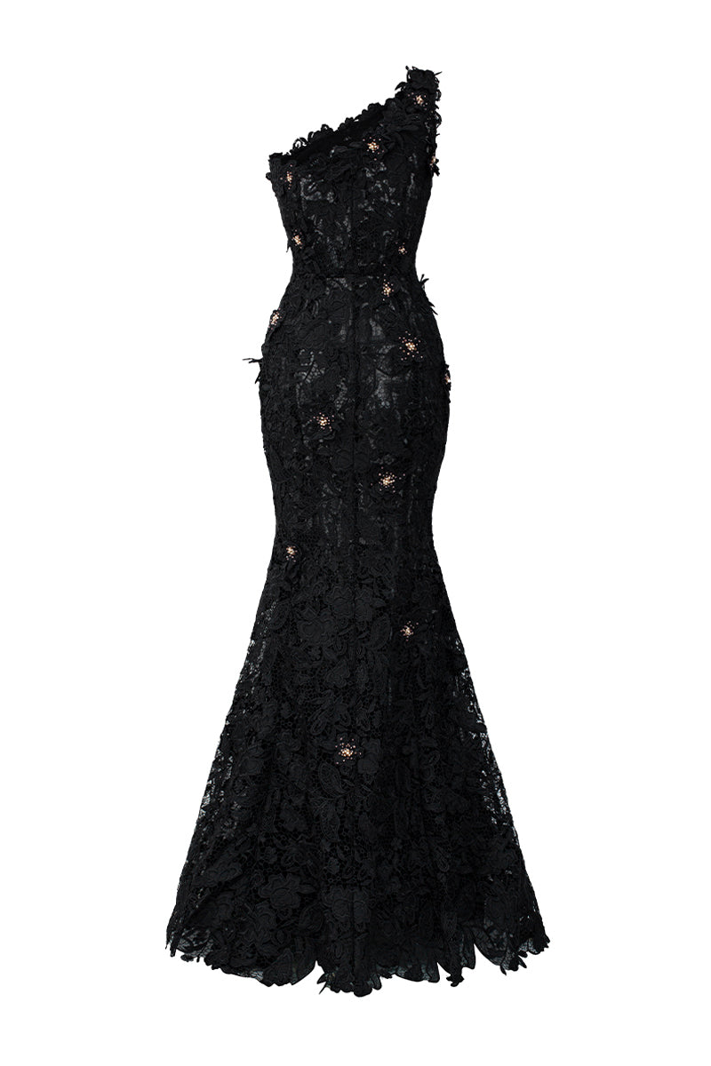 Zyre One Shoulder Maxi Dress