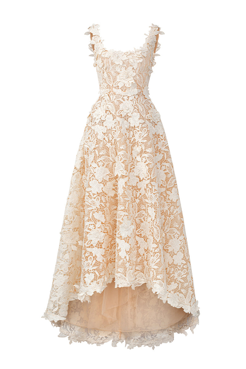 Yva Square Neck Maxi Dress