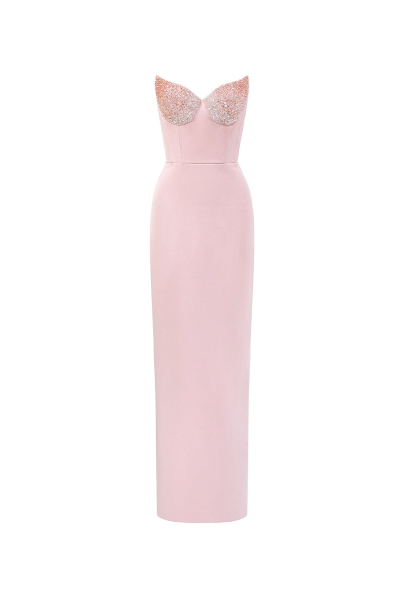 Xyra Sweetheart Maxi Dress