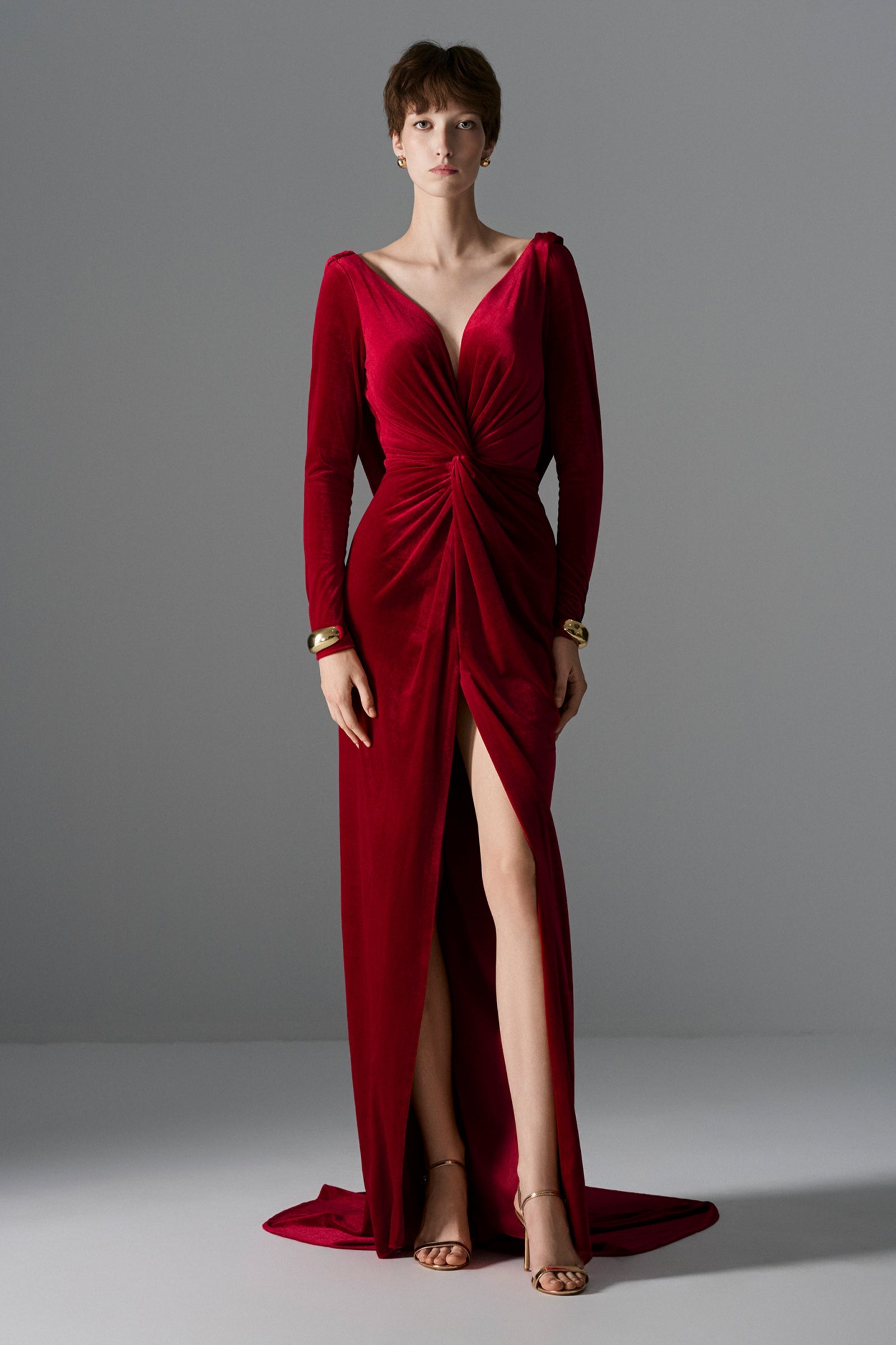 Passion Draped Maxi Dress