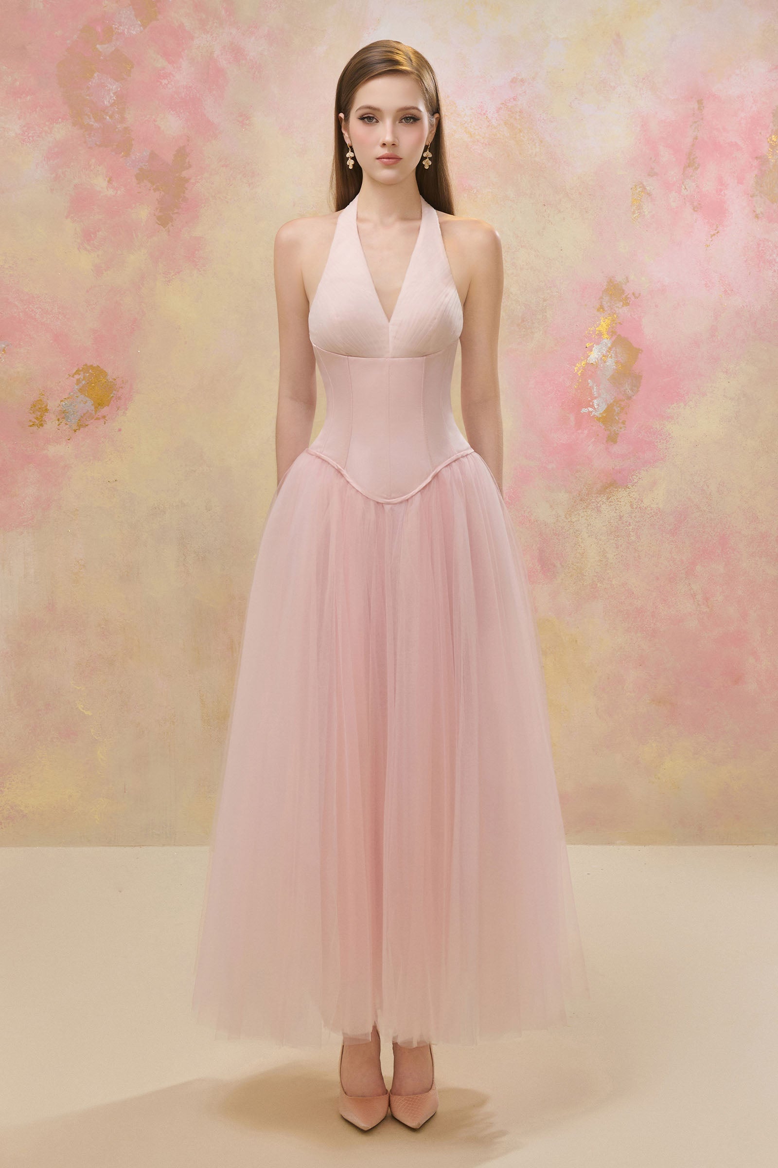 Ymir Halter Maxi Dress