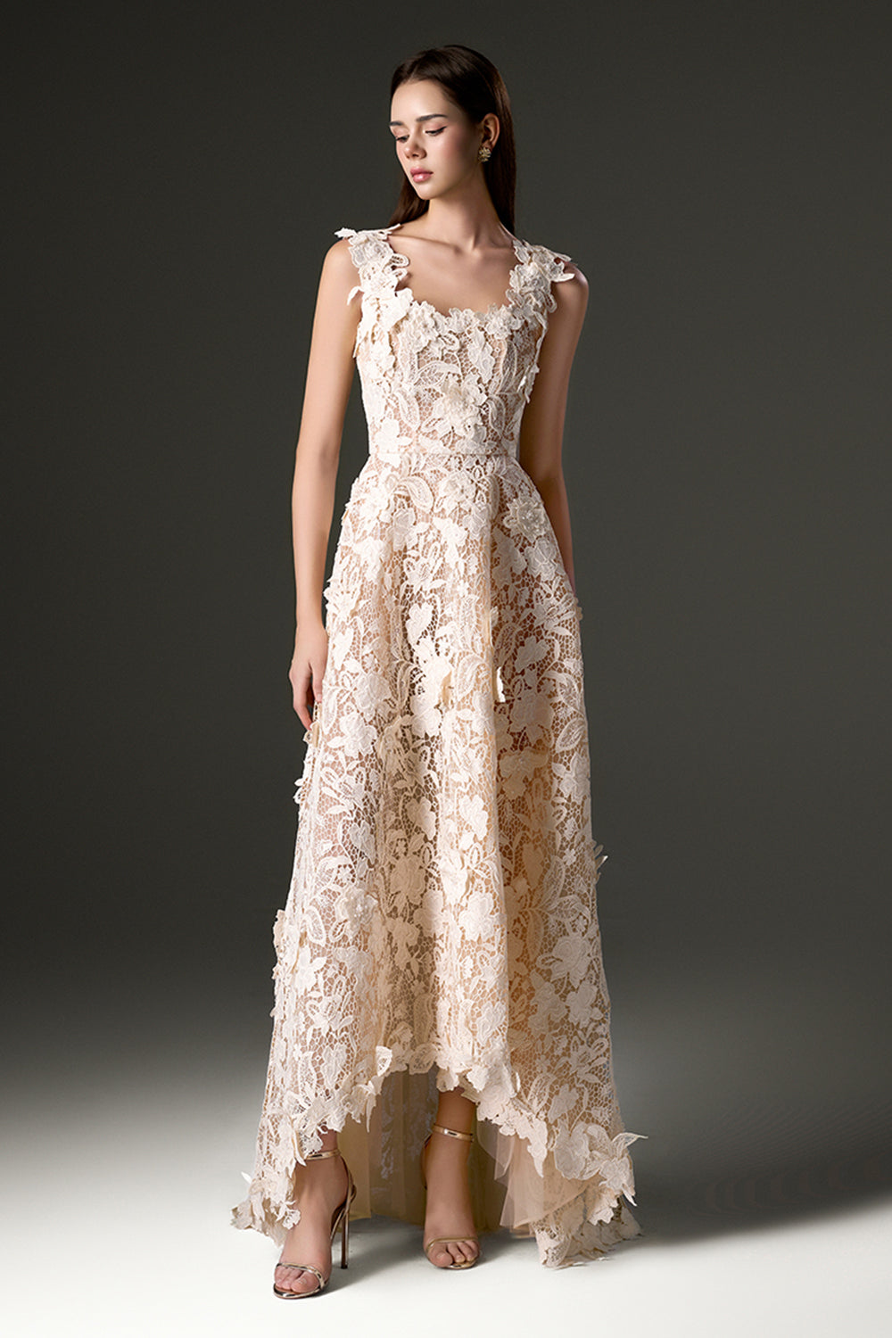 Yva Square Neck Maxi Dress