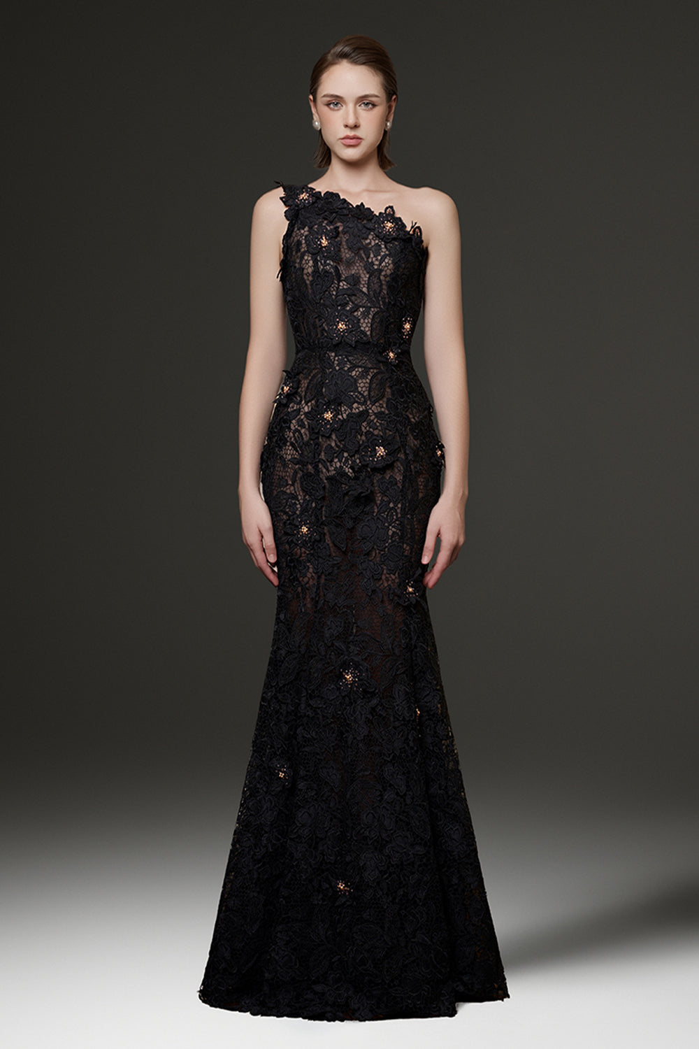 Zyre One Shoulder Maxi Dress