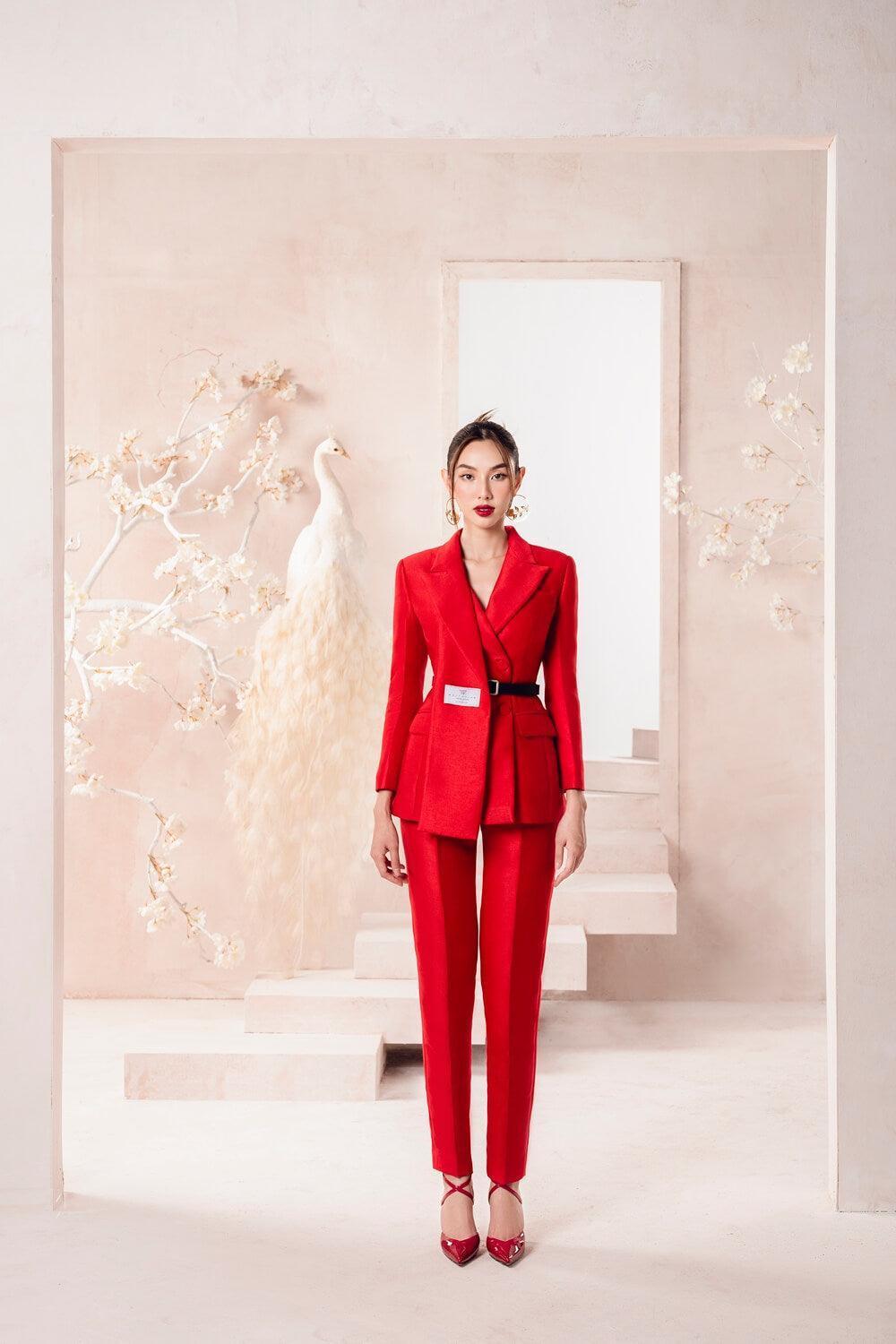 Scarlet Straight Trousers