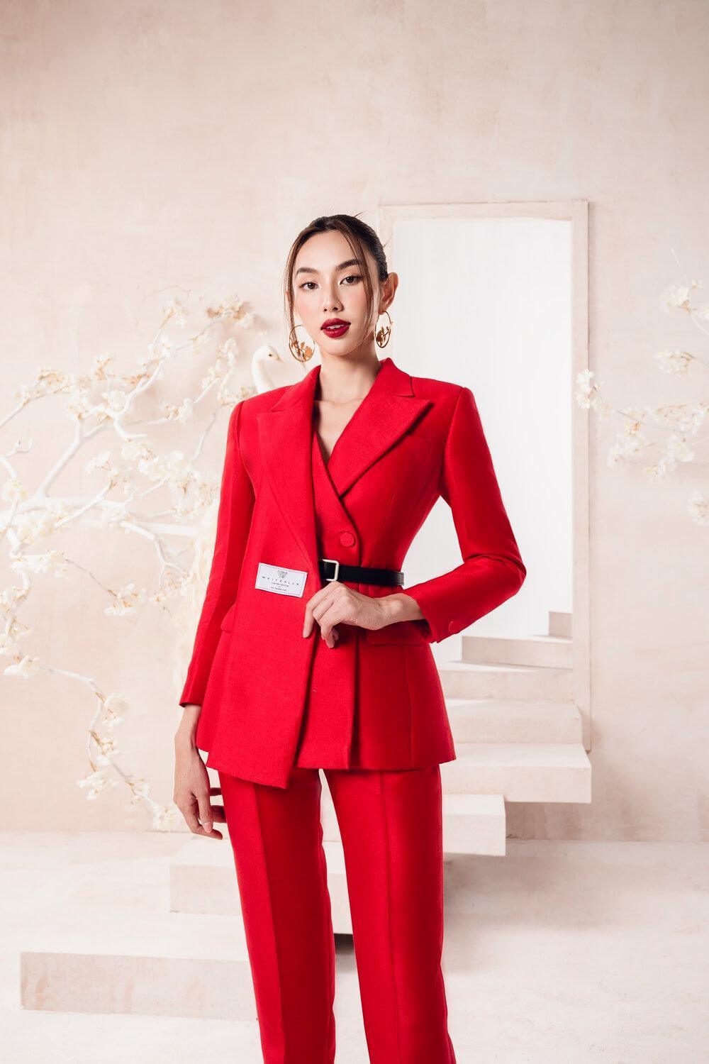 Scarlet Straight Trousers